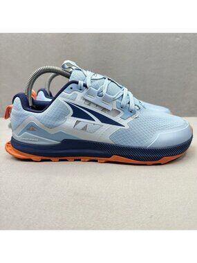Womens Size 8 Altra Lone Peak 7 Shoes Blue / Orange Trail Running Zero Drop